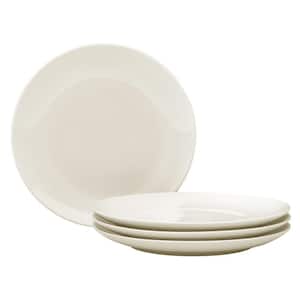 Colorwave Naked 8.25 in. (Beige) Stoneware Coupe Salad Plates, (Set of 4)