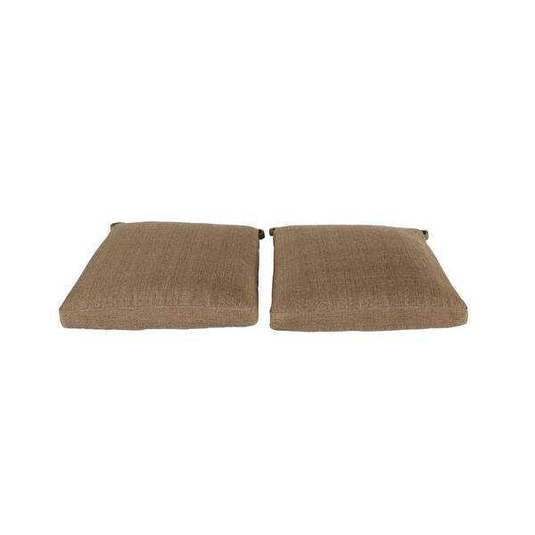 Hampton Bay Castle Rock Replacement Outdoor Dining Chair Cushion (2-Pack)