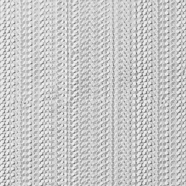 Blaze Echo White 11.41 in. x 11.61 in. Matte Resin Wall Tile (0.92 sq. ft./Each)
