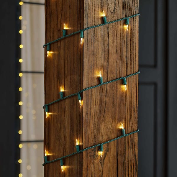 100 Count Twinkling Warm White Mini LED Lights