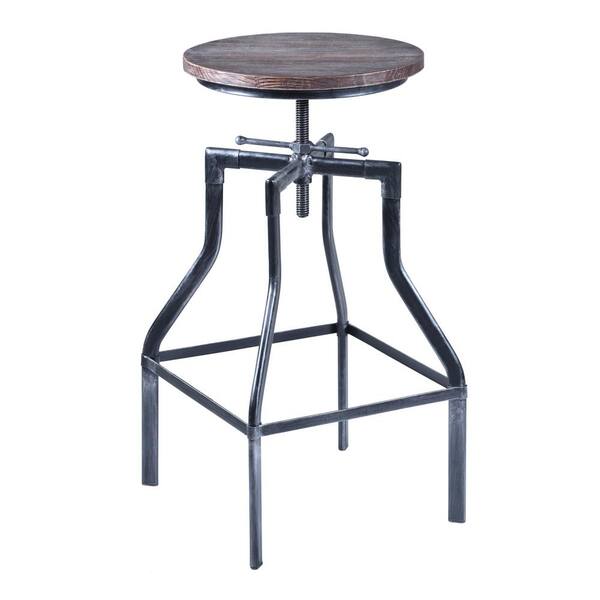 Armen Living Concord Adjustable Bar Stool In Industrial Grey With Pine armen-living-concord-adjustable-bar-stool-in-industrial-grey-with-pine