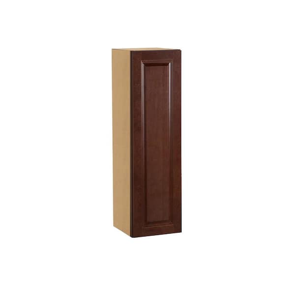 Charlotte Raised 12 in. W x 30 in. H x 12 in. D in Bordeaux Plywood Assembled Wall Cabinet