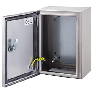 720 cu. in. Electrical Enclosure Box 12 x 10 x 6 in. NENA 4X IP66 Wall Mount Junction Box Stainless Steel 4 Knockouts