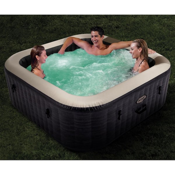 Spa gonflable Intex Kit spa gonflable PureSpa Blue Navy rond