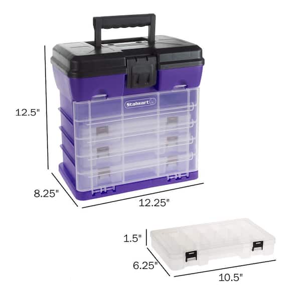 Multi-Compartment Storage Box, Model# 87322DB