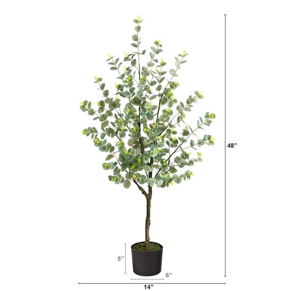 StyleWell 4.17 ft. Indoor Artificial Olive Tree 24133 - The Home Depot