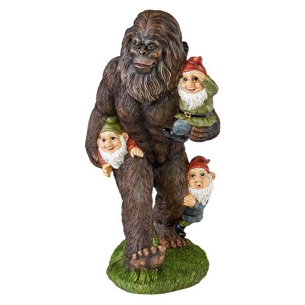 Design Toscano 15 in. H Bigfoot the Bashful Yeti Tree Sculpture