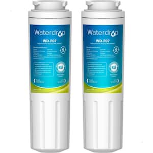 Refrigerator Water Filter Compatible with EveryDrop Filter 4, Whirlpool UKF8001,4396395 (2-Pack)