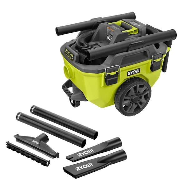 RYOBI ONE+ 18V Cordless 6 Gal. Wet Dry Vacuum (Tool Only) with 17/8 in