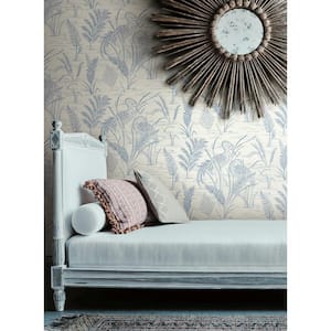 60.75 sq. ft. Fernwater Cranes Wallpaper