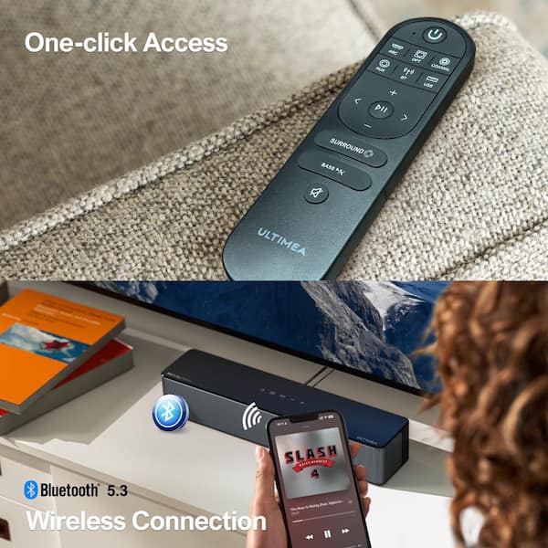 Soundbar For Tv Soundbar With Subwoofer ULTIMEA Sound Bar With