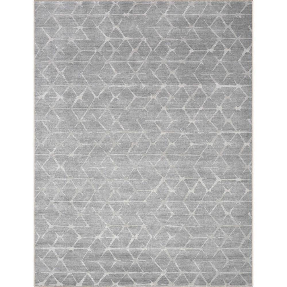 Gray 7 ft. 7 in. x 9 ft. 10 in. Abstract Kintsugi Modern Geometric Flat-Weave Area Rug price history on PriceWatchPro
