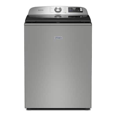 5.2 cu. ft. Top Load Washer in Classic Silver with Extra Power