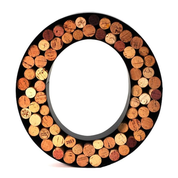 Unbranded Wine Cork Holder Letter O - Wine Accessories Perfect Gift To Store Wine Corks, Wine Decor or Wine Cork Holder Decor