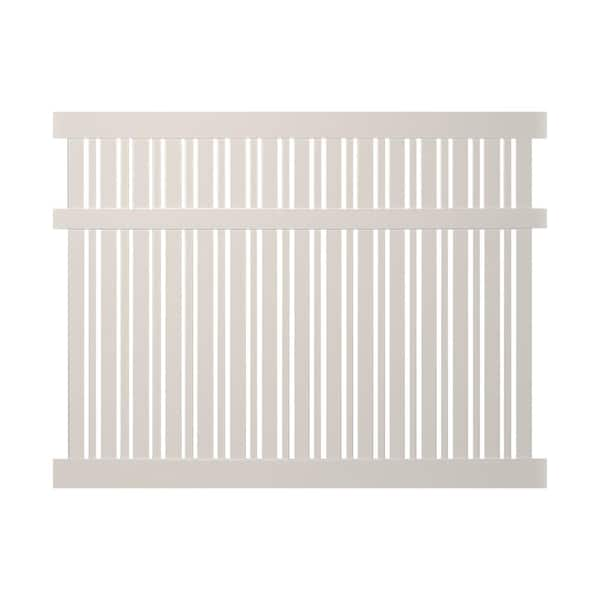 6 ft. H x 6 ft. W White Vinyl Windham Fence Panel