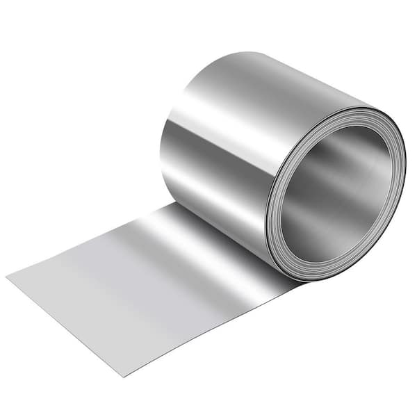 1ft x 25ft Corrugated Aluminum Flashing Sheet Roll Metal Roof Panels 32 Gauge 0.0078in Thick ASTM B209 1060 Alloy Silver