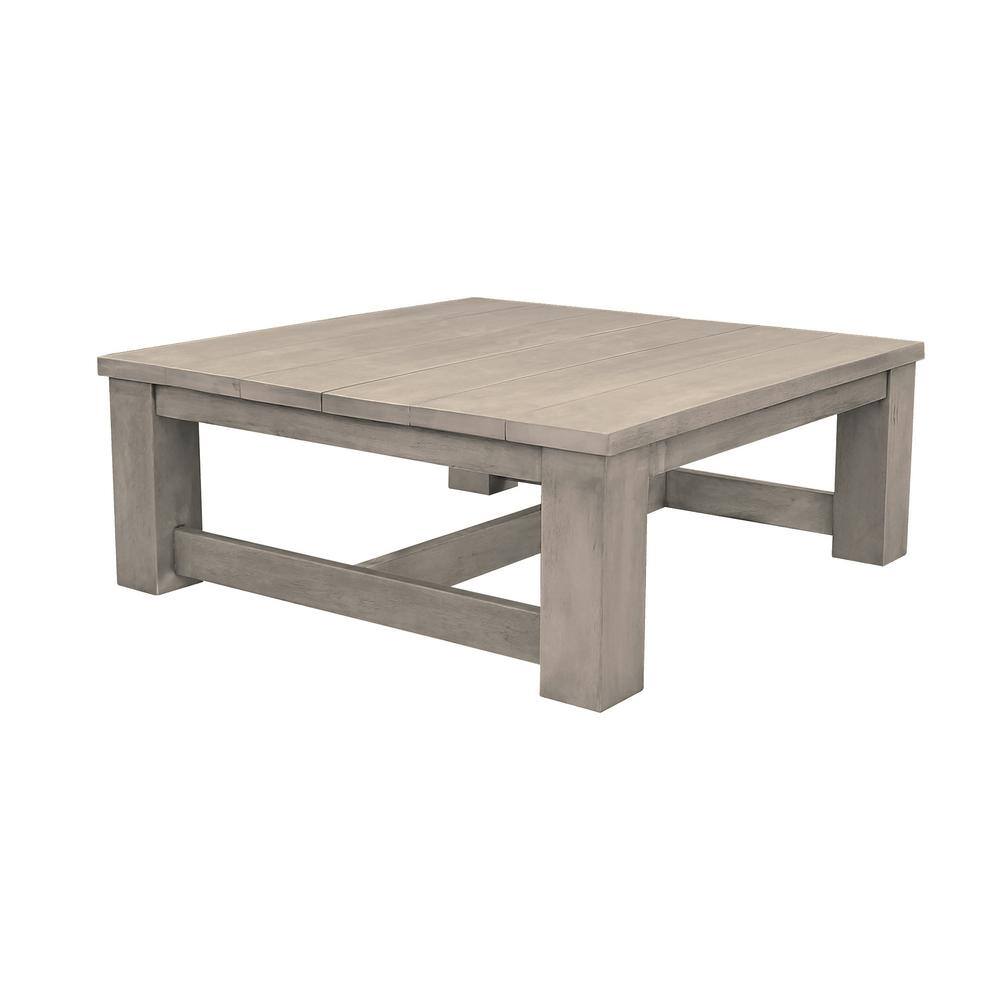 Verano Brown Square Wood Outdoor Coffee Table