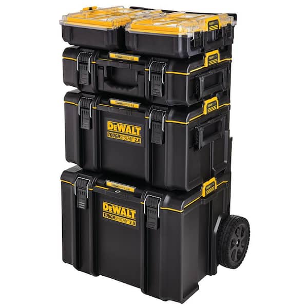 DEWALT - TOUGHSYSTEM 2.0 6-Compartment Small Parts Organizer (2 Pack)