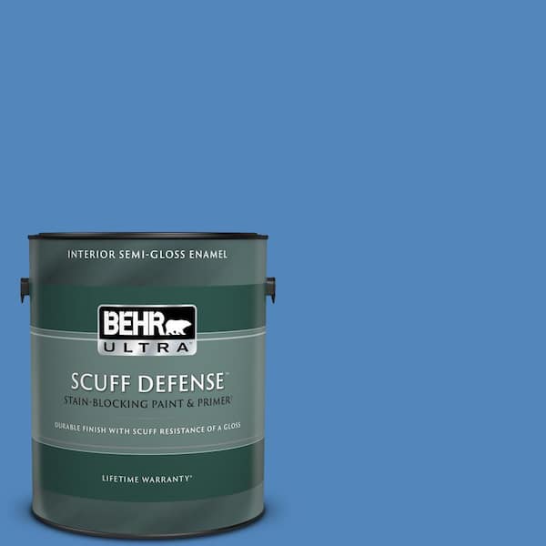 BEHR ULTRA 1 gal. #570B-6 Handsome Hue Extra Durable Semi-Gloss Enamel Interior Paint & Primer