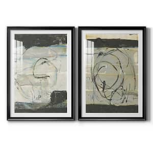Continuing Energy I by Wexford Homes 2-Pieces Framed Abstract Paper Art Print 30.5 in. x 42.5 in.