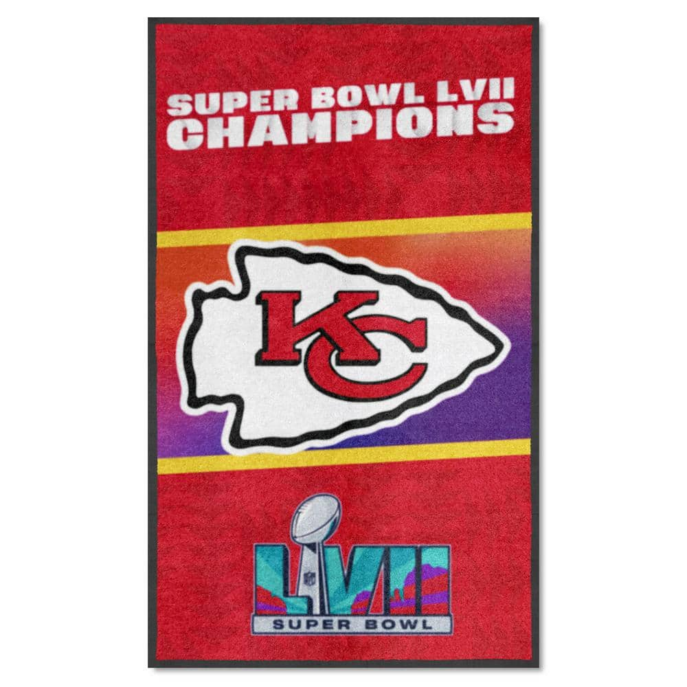 FANMATS Kansas City Chiefs Super Bowl LVII Champions Red Field