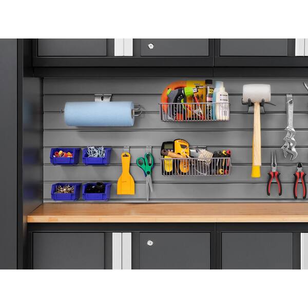 ☆American Garage NewAge Products 132-in W x 76.75-in H 7-Cabinets Steel Deep