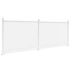 3 ft. x 24 ft. White Plastic Wire Mesh Fence Panel/Enclosure Kit-Hard Surface