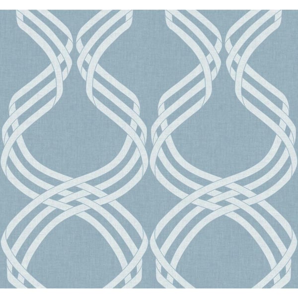 York Wallcoverings 60.75 sq. ft. Dante Ribbon Wallpaper