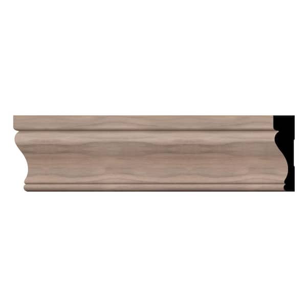 Ekena Millwork WM350 0.69 in. D x 3.5 in. W x 96 in. L Wood (Walnut) Flagler Casing Moulding