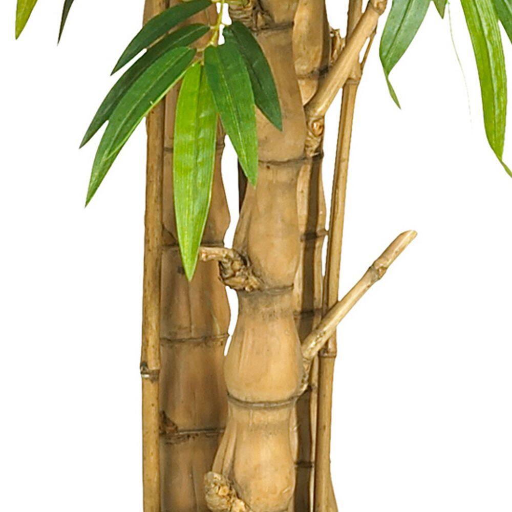 72-Inch Green Silk Faux Bamboo Tree in Pot