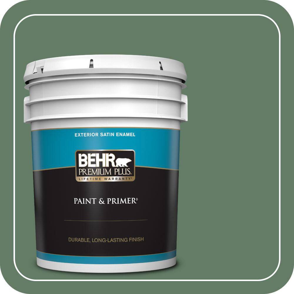 5 gal. #S410-6 Greener Pastures Satin Enamel Exterior Paint & Primer price history on PriceWatchPro