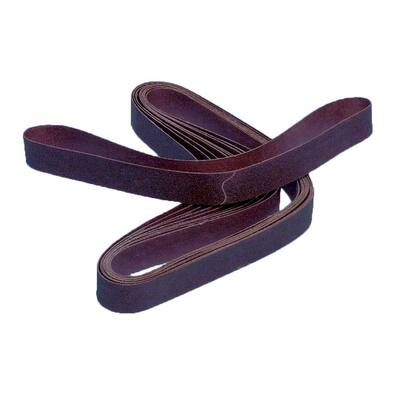 PACK 10 X-WEIGHT  SANDING  BELTS  1" X 30" 220-GRIT PREMIUM  A/O 