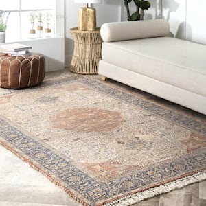 Janeway Clouded Medallion Multi 5 ft. x 8 ft. Area Rug
