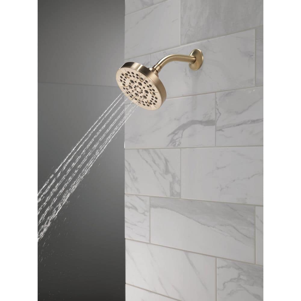 Champagne Bronze 6" Wall Mounted Multi-Function Shower Head
