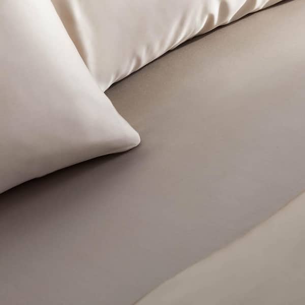 Brookside 5-Piece Sandstone Solid Cotton King - Split Sheet Set