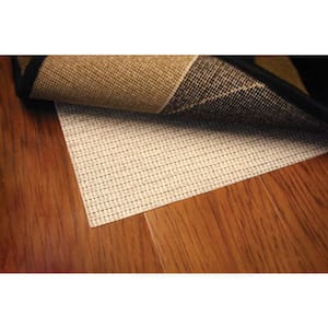 Mockins 3' x 5' Non Slip Rug Pad Gripper Mat | Protective & Customizable - White