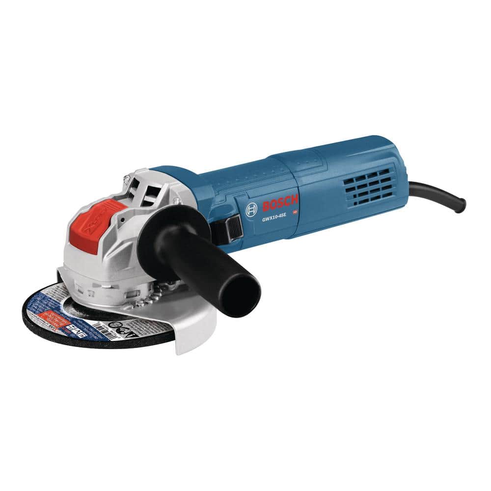 Bosch 4-1/2 in. 10 amp X-LOCK Ergonomic Corded Angle Grinder GWX10
