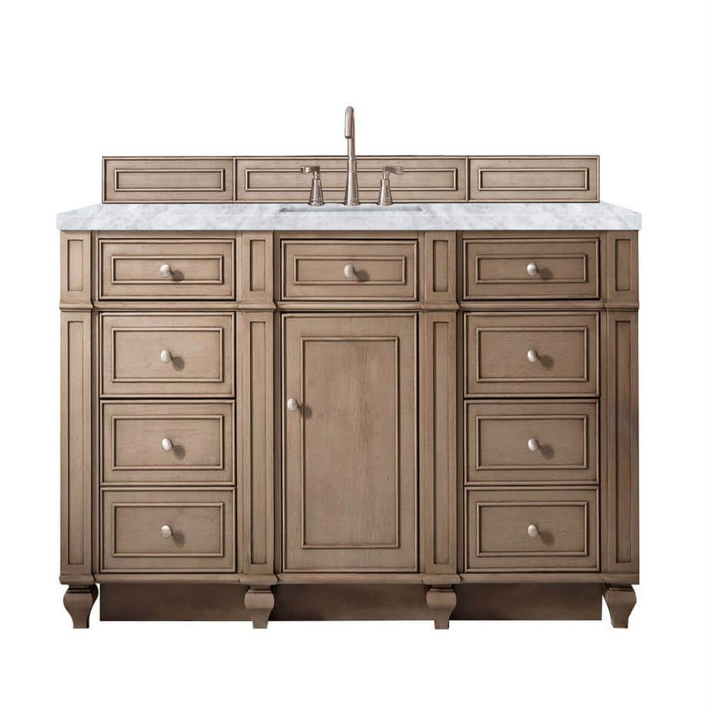 Bristol 60" Dark Wood Single Bathroom Vanity
