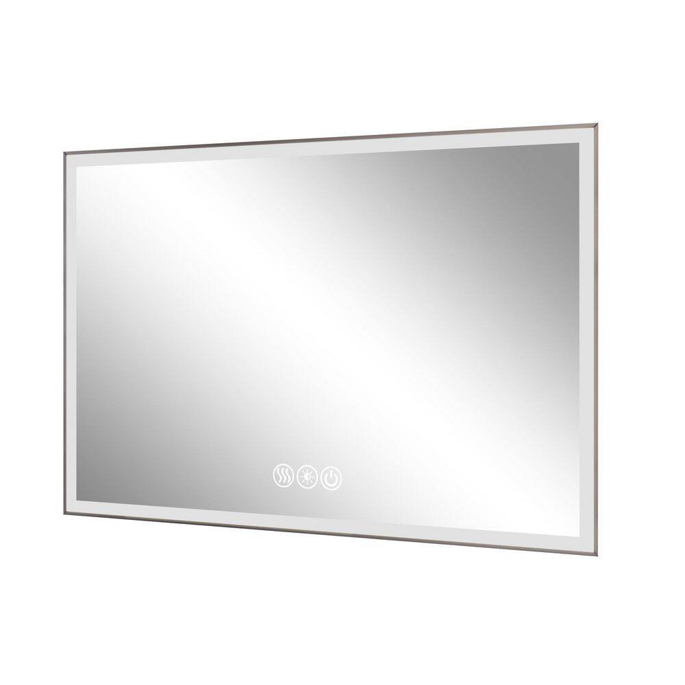 48 in. x 32 in. Adjustable LED with 3-Color Temperatures Bathroom Clear Mirror (1-Pack) price history on PriceWatchPro