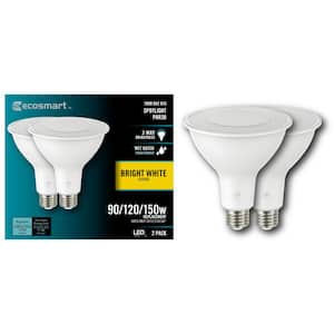 90/120/150-Watt Equivalent PAR38 3-Way ENERGY STAR and Dimmable Spot LED Light Bulb Bright White (2-Pack)