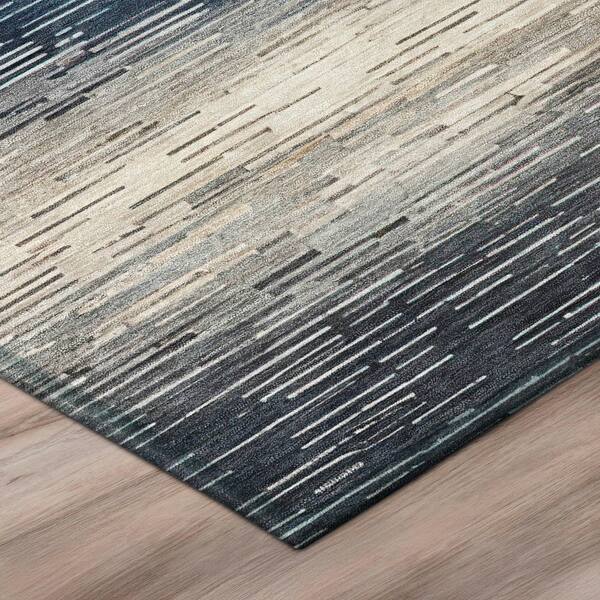 Chantille Machine Washable Indoor/Outdoor Abstract ACN2940 Blue 5 ft. x 7 ft. 6 in. Area Rug