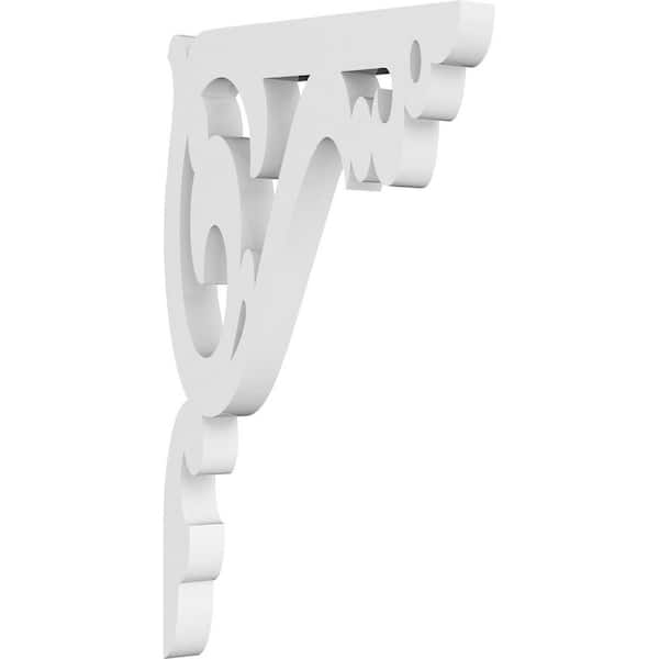 Ekena Millwork 5/8 in. W x 5 in. H x 8 in. D PVC Amber Bracket