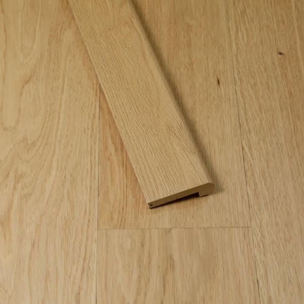 Silvan Hardwood Lyon. 36 in. x 2.75 in. x 74.8 in. Wood Stair Nosing Round Water Resistant Hardwood Trim