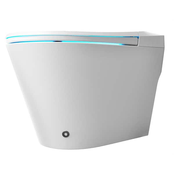 ANZZI ENVO Echo Elongated 1.28 GPF Smart Bidet Toilet in White