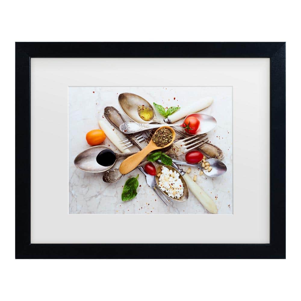 Aleksandrova Karina Spoons And Salad Matted Framed Photography Wall Art 18 in. x 22 in. price history on PriceWatchPro