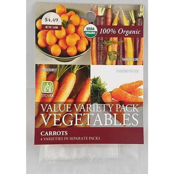 Stover Seed Carrot Seed Combo Pack Organic