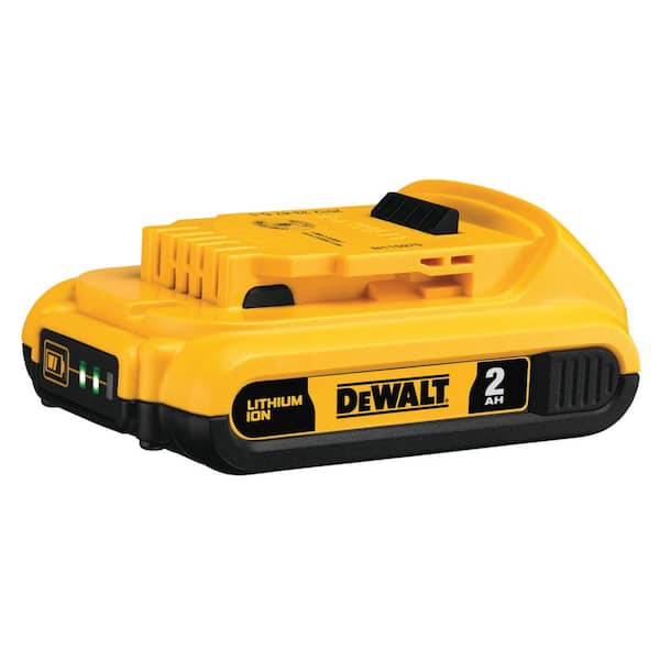 DEWALT 20V MAX Compact Lithium Ion 2.0Ah Battery Pack DCB203 The Home Depot