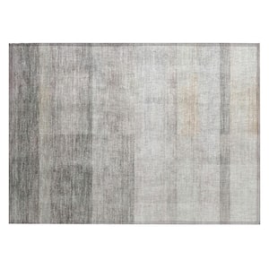 Chantille ACN568 Taupe 1 ft. 8 in. x 2 ft. 6 in. Machine Washable Indoor/Outdoor Geometric Area Rug