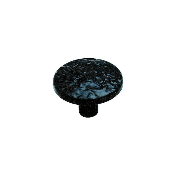 Amerock Everyday Heritage 1-1/4 in. (32mm) Traditional Colonial Black Round Cabinet Knob