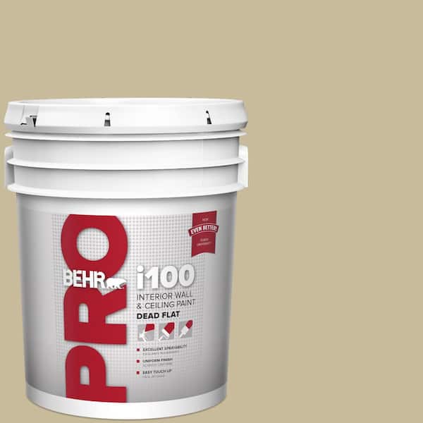 5 gal. #760D-4 Lion Dead Flat Interior Paint